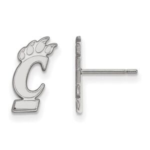 Sterling Silver University of Cincinnati Small Post Earrings